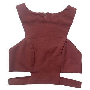 Size Small crop top purple